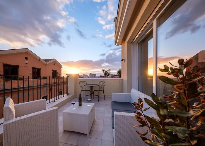 Luxury La Terrazza In Pieno Centro In Appartement Cagliari